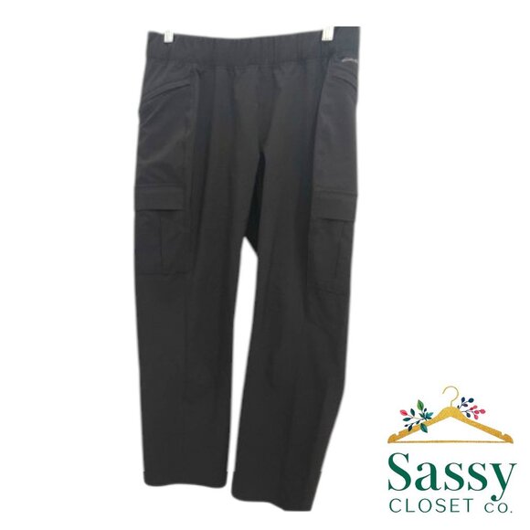 EDDIE BAUER Activewear – Cropped Pull-On Pants, Sz 10, EUC - Picture 1 of 11